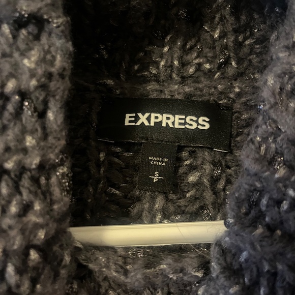 Womens Express Mock Turtleneck Chunky Sweater - Picture 4 of 6